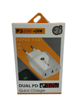 CHARGEURE GAN 40W SUPER FAST 2305 48