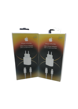 CHARGEUR IPHONE 14 PRO MAX GOLD