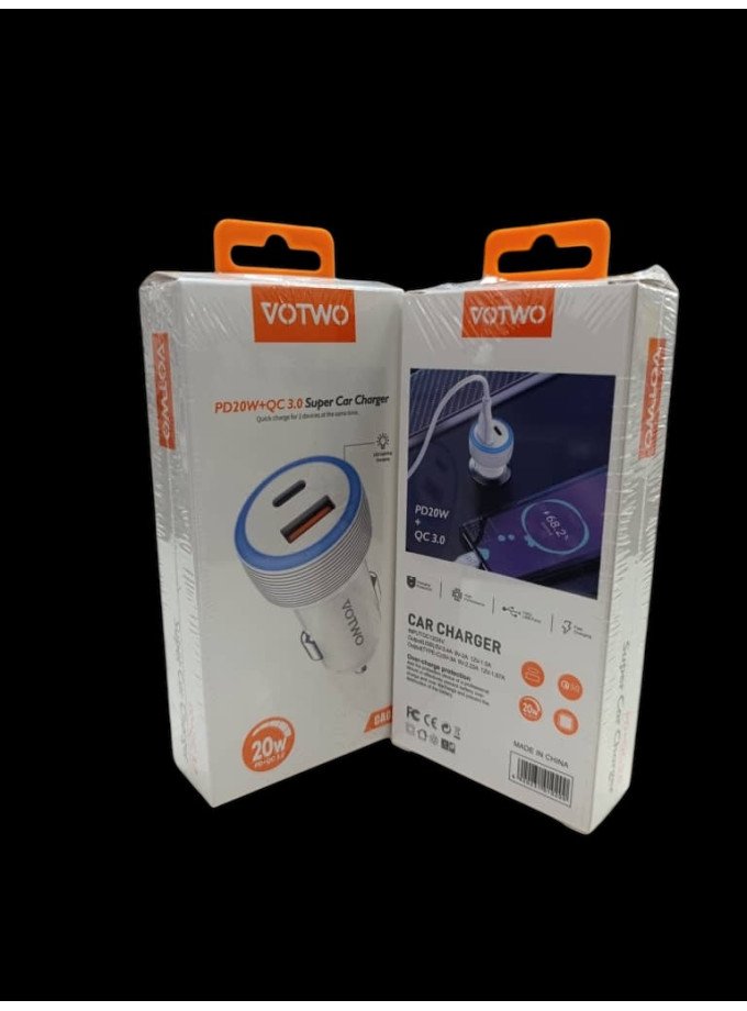 CHARGEUR AUTO VOTWO IPHONE