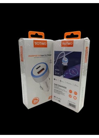 CHARGEUR AUTO VOTWO IPHONE